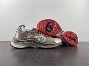 Gucci New Sneakers Red Grey 680900 UF310 1270 - 2