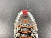 Gucci New Sneakers Red Grey 680900 UF310 1270 - 5