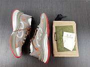 Gucci New Sneakers Red Grey 680900 UF310 1270 - 6