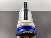 Gucci New Sneakers White Gray Blue 680900 USN10 8485 - 3