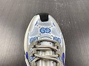 Gucci New Sneakers White Gray Blue 680900 USN10 8485 - 5