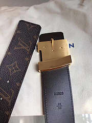 Louis Vuitton Belt Initiales Black Brown - 2