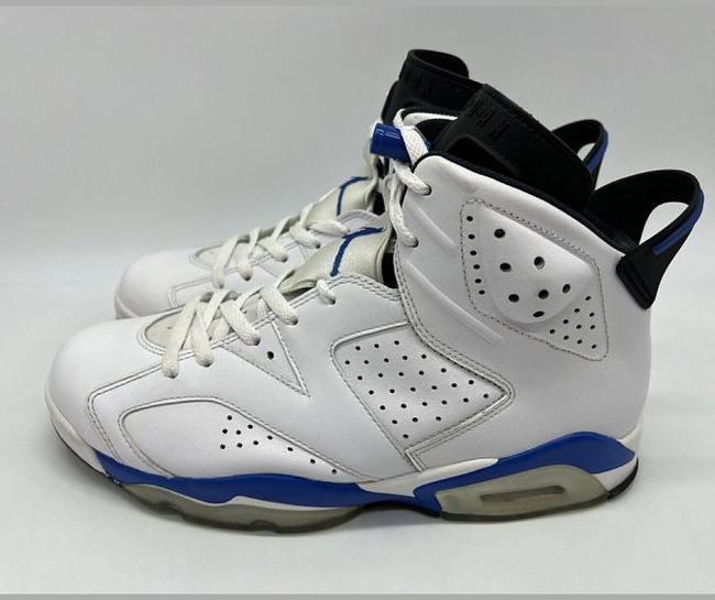 Air Jordan 6 Retro Sport Blue (2014) 384664-107 - 1
