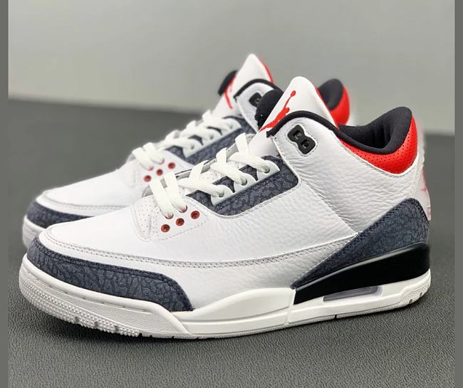 Air Jordan 3 Retro SE Fire Red Denim (2020) CZ6431-100 - 1