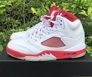  Air Jordan 5 Retro White Pink Red 440892-106 - 1