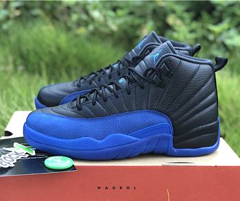 Air Jordan 12 Retro Black Game Royal 130690-014