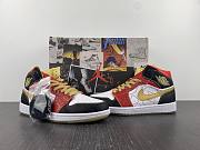 Air Jordan 1 Mid XQ White Black Sport Red DV0576-176 - 5