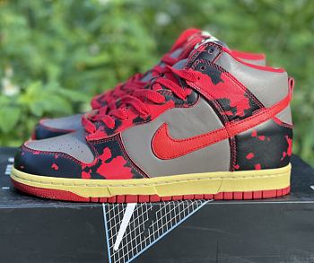 Nike Dunk High 1985 Red Acid Wash DD9404-600