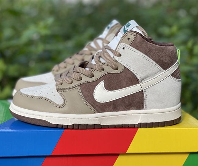 Nike Dunk High Light Chocolate DH5348-100 - 1