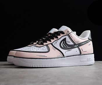 Nike Air Force 1 07 Low Cherry Blossom Powder White Black CW2288-213