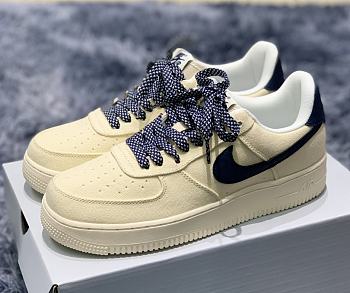 Nike Air Force 1 07 Low Beige Deep Blue 315122-109