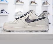 Nike Air Force 1 07 Low White Light Grey Black AA1356-115 - 1