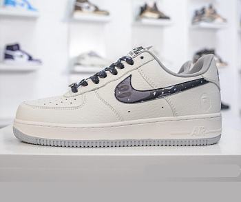 Nike Air Force 1 07 Low White Light Grey Black AA1356-115