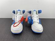 Air Jordan 1 Retro High Off-White University Black and Blue AQ0818-168 - 3