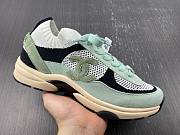 Chanel Low Top Trainer Turquoise - 3