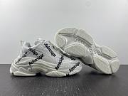 Balenciaga Triple S Logo White Black 53673T W2FAB 9010 - 6
