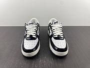 A Bathing Ape Bape Sta Patent Leather Black White 001FWI701002I - 3