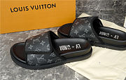 Louis Vuitton Miami Mule Black Grey - 3