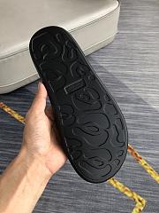 Alexander McQueen Graffiti Logo Slides Black - 2