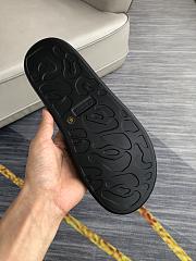Alexander McQueen Logo Pool Slides Black - 2