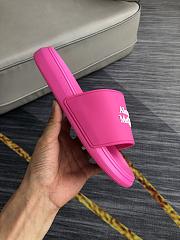 Alexander McQueen Logo Pool Slides Pink - 3