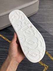 Alexander McQueen Logo Pool Slides White - 5