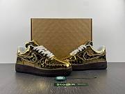 Louis Vuitton Nike Air Force 1 Low By Virgil Abloh Metallic Gold - 2
