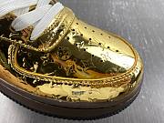 Louis Vuitton Nike Air Force 1 Low By Virgil Abloh Metallic Gold - 5