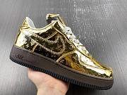 Louis Vuitton Nike Air Force 1 Low By Virgil Abloh Metallic Gold - 6