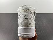 Louis Vuitton Nike Air Force 1 Mid By Virgil Abloh White - 3