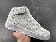Louis Vuitton Nike Air Force 1 Mid By Virgil Abloh White - 6