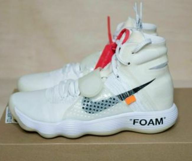 Nike React Hyperdunk 2017 Flyknit Off-White AJ4578-100 - 1