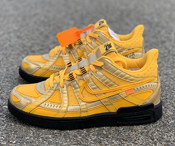 Nike Air Rubber Dunk Off-White University Gold CU6015-700