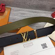 Louis Vuitton Belt LV Pyramide 35MM Kaki - 2
