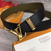 Louis Vuitton Belt LV Pyramide 35MM Kaki - 3