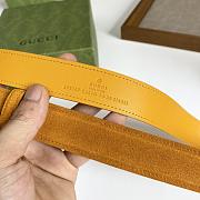 Gucci Blondie Belt Light Brown Suede 690557 CA00G 8351 - 2