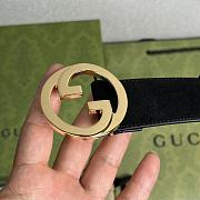 Gucci Blondie Wide Belt 698598 CA00G 1000 - 2