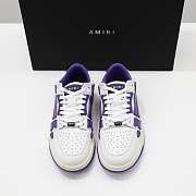 AMIRI Skel Top Low White Purple White PS22MFS003-196 - 2