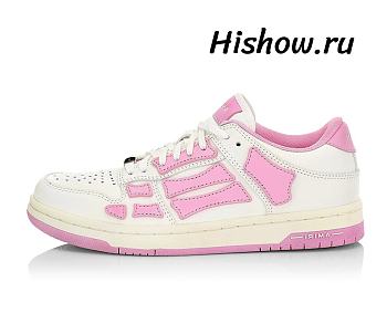 AMIRI Skel Top Low White Pink White