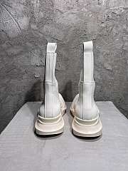 Rick Owens DRKSHDW Off-White Beatle Abstract Chelsea Boots - 4
