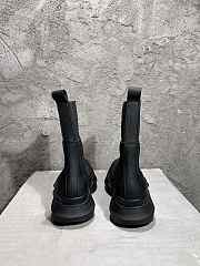 Rick Owens DRKSHDW Black Abstract Beetle Boots - 4