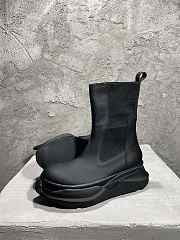 Rick Owens DRKSHDW Black Abstract Beetle Boots - 2