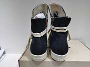 Rick Owens DRKSHDW Black Canvas High Top - 5