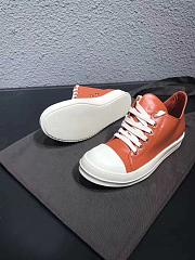 Rick Owens Strobe Low Top Orange RU02B2891LCG - 5