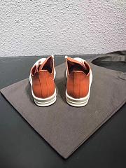 Rick Owens Strobe Low Top Orange RU02B2891LCG - 2