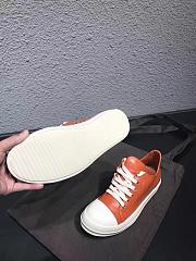 Rick Owens Strobe Low Top Orange RU02B2891LCG - 6
