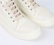 Rick Owens Strobe Low Top Milk Leather - 2