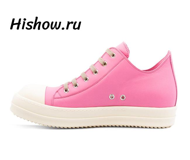 Rick Owens Strobe Low Top Pink - 1