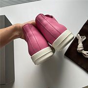 Rick Owens Strobe Low Top Pink - 6