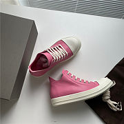 Rick Owens Strobe Low Top Pink - 4